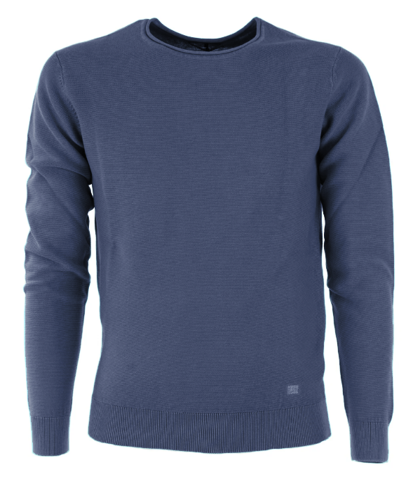 Men's Acid-Etched Cotton Raglan Sweater