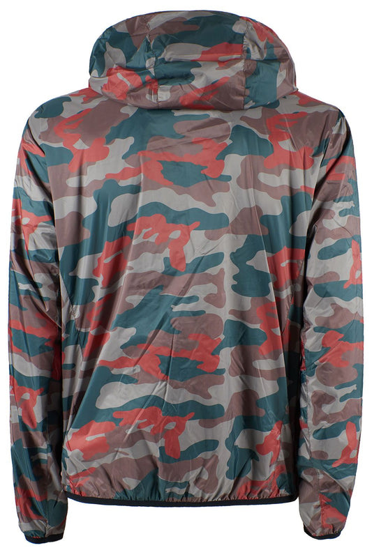 Chic Reversible Camouflage Jacket with Hood