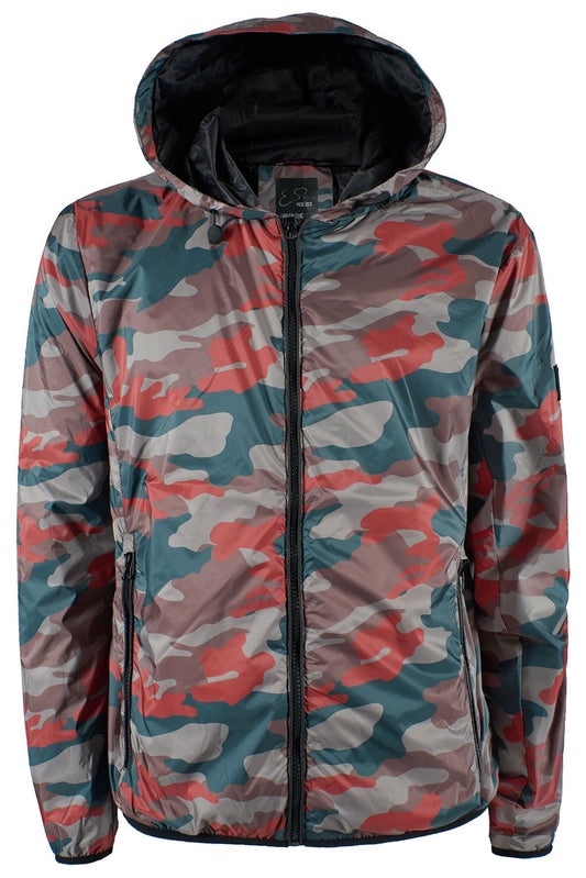 Chic Reversible Camouflage Jacket with Hood