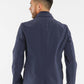Elegant Blue Windbreaker with Inner Waistcoat
