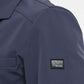 Elegant Blue Windbreaker with Inner Waistcoat