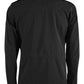 Sleek Black Windbreaker - Technical Fabric with Zip Detail