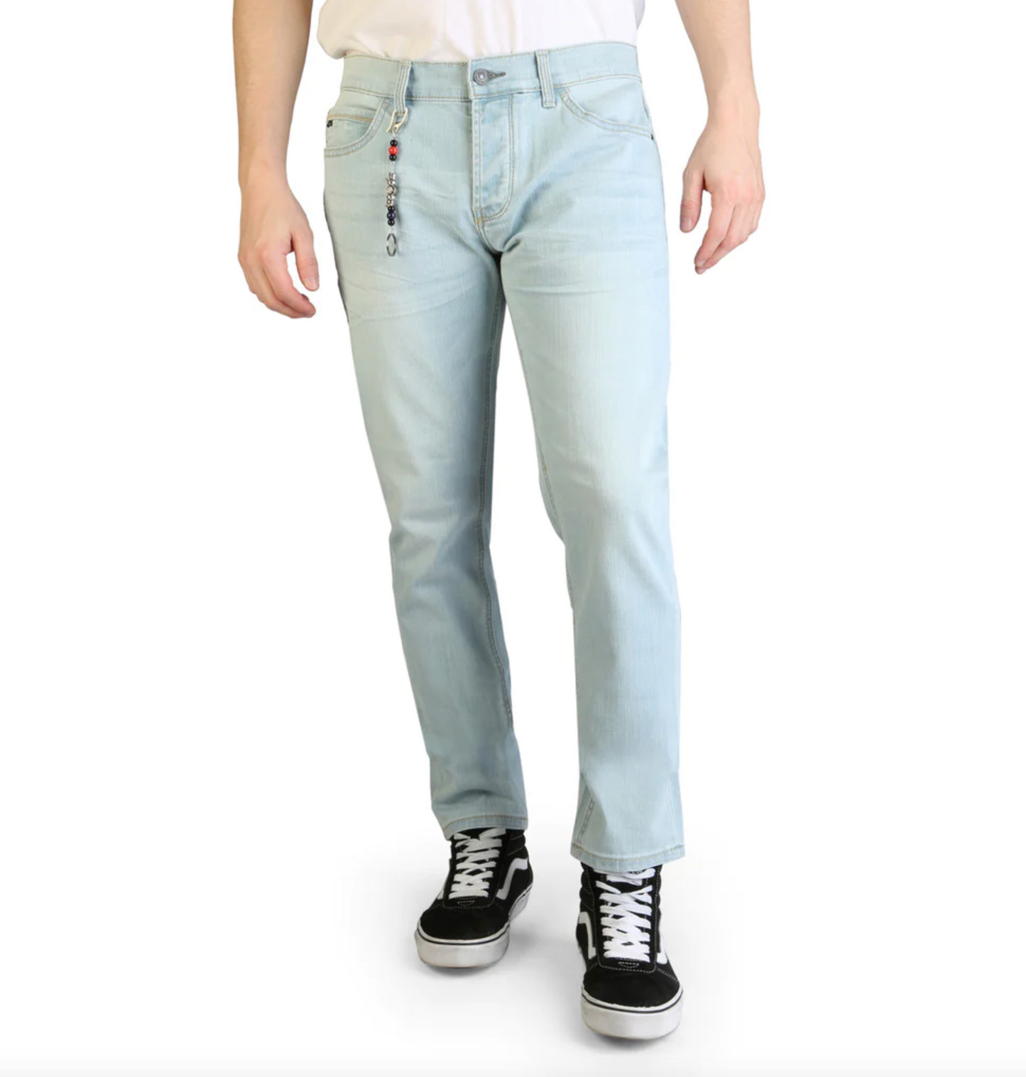 Sleek Slim Fit Light Blue Denim