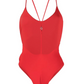 Chic Red Poolside Perfection Swimsuit