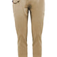 Chic Beige Technical Fabric Windbreaker