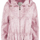 Chic Snakeskin Print Hooded Jacket