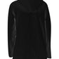 Chic Hooded Jacket with Snakeskin Print Lining