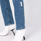 Elevated Denim Elegance in Striking Blue