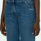 Chic Denim Blue Cotton Pants - Made in Italy