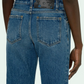 Chic Denim Blue Cotton Pants - Made in Italy