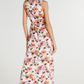 Elegant Floral Detail Dress in Pink