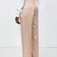 Chic Pink Comfort-Fit Logo Pants