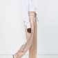 Chic Pink Comfort-Fit Logo Pants