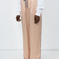 Chic Pink Comfort-Fit Logo Pants