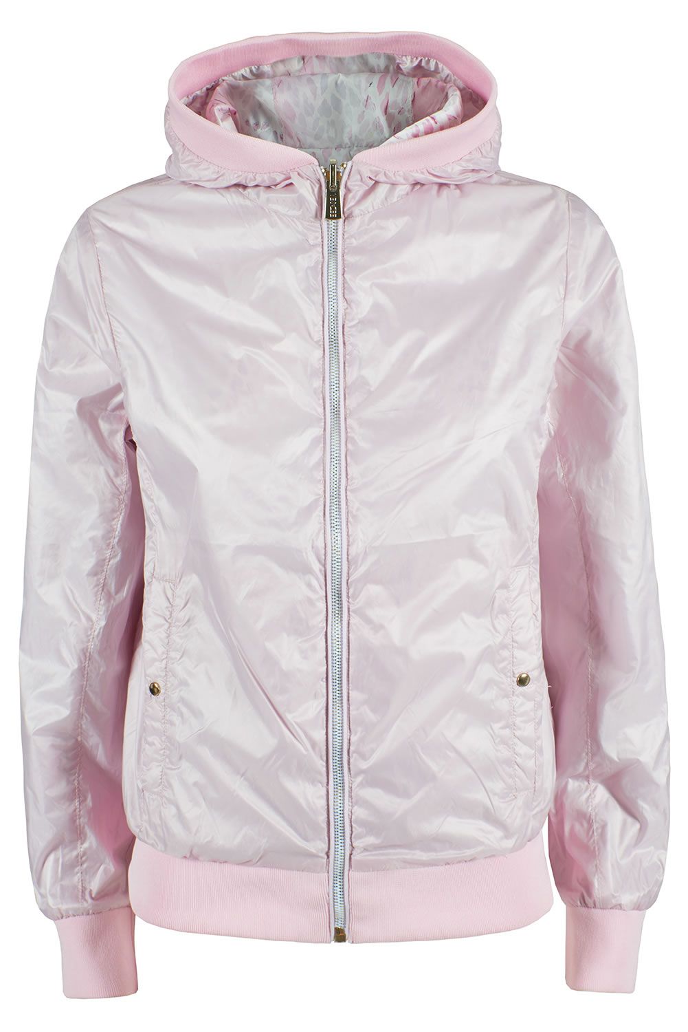 Chic Reversible Technical Fabric Jacket