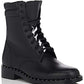 Studded Calfskin Lace-Up Ankle Boots