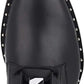 Studded Calfskin Lace-Up Ankle Boots