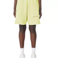 Chic Summer Cotton Bermuda Shorts in Sunshine Yellow