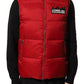 Sleek Sleeveless Padded Gilet in Radiant Red