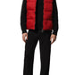 Sleek Sleeveless Padded Gilet in Radiant Red