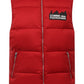Sleek Sleeveless Padded Gilet in Radiant Red