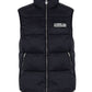 Sleek Sleeveless Padded Gilet with Rubber Logo