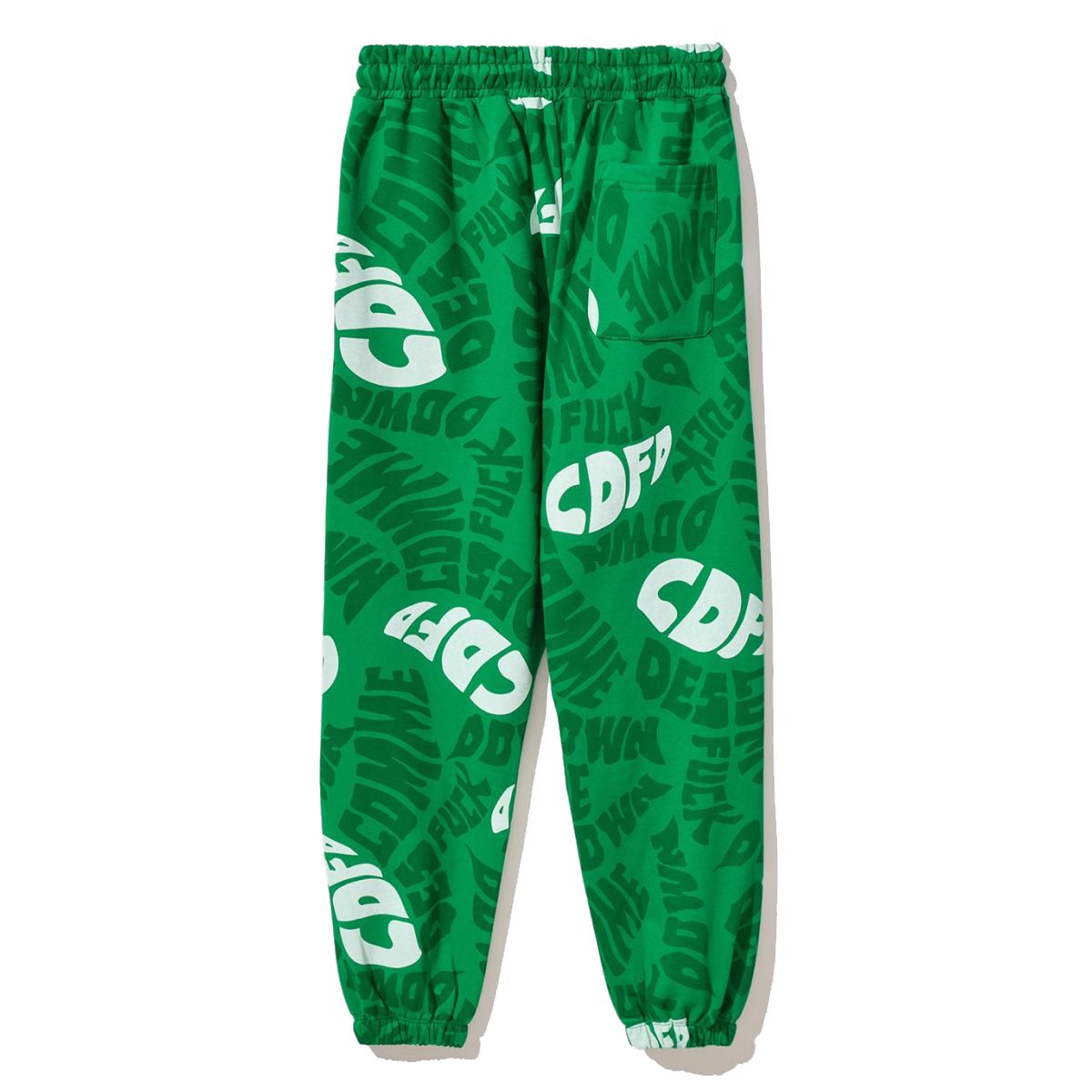 Chic Logo Printed Cotton Sweatpants