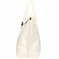 Chic White Polyethylene Handbag