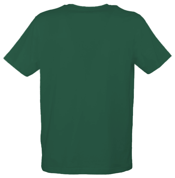 Emerald Cotton Tee with Rubberized Logo