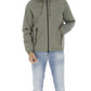 Beige Windproof Hooded Jacket for Men