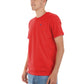 Embroidered Logo Cotton Tee for Men