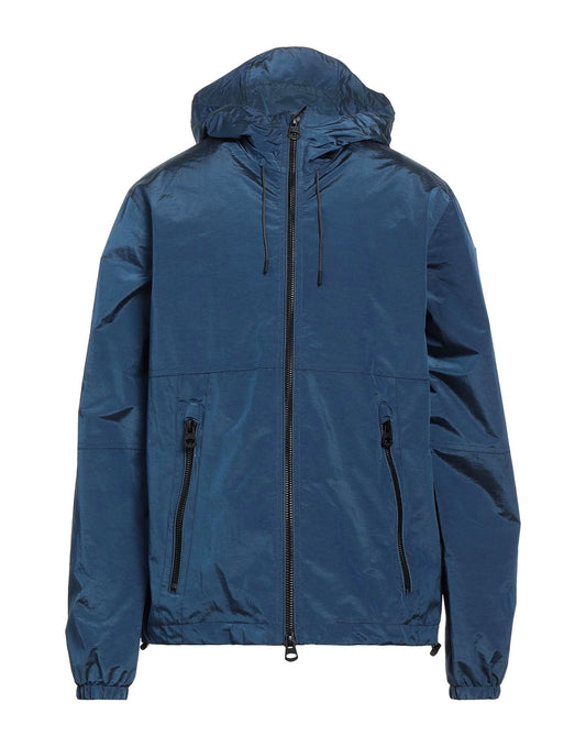 Windproof Hooded Jacket with Secure Pockets