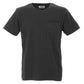 Vintage-Inspired Crew Neck Tee with Chest Pocket