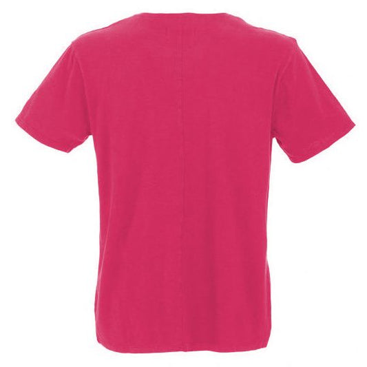 Vintage Vibes Fuchsia Crew Neck Tee