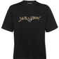 Elegant Embroidered Black T-Shirt