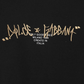 Elegant Embroidered Black T-Shirt