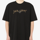 Elegant Embroidered Black T-Shirt