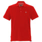 Chic Red Cotton Blend Polo with Embroidered Logo