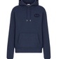Elegant Cotton Hoodie with Embroidered Icon