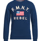 Embroidered Cotton Crew Neck Sweatshirt