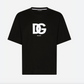 Elegant Black Logo T-Shirt - Pure Cotton