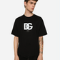 Elegant Black Logo T-Shirt - Pure Cotton