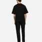 Elegant Black Logo T-Shirt - Pure Cotton