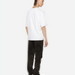 Elegant White Logo Tee - Pure Cotton