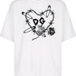 Elegant Velvet Detailed Cotton T-Shirt