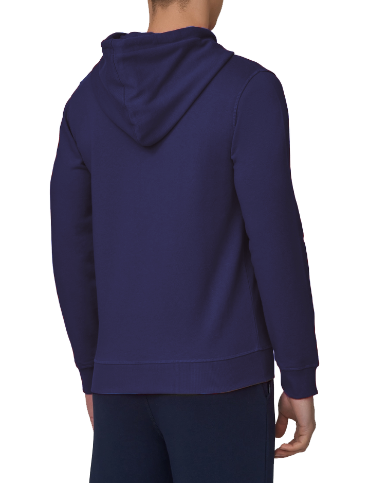 Zip-Up Hooded Sweatshirt in Soothing Blue