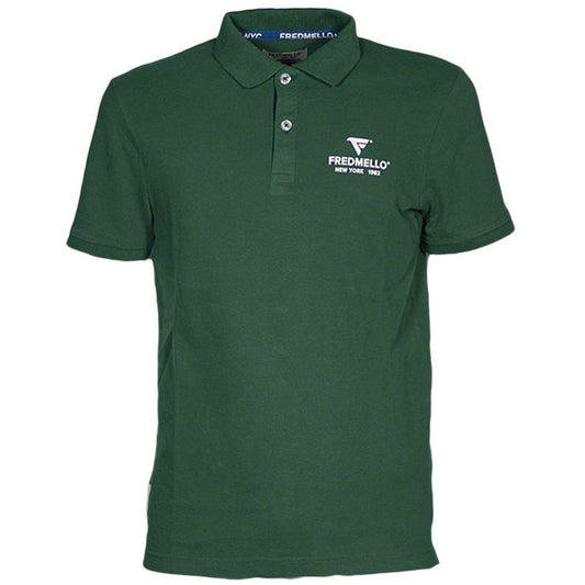 Embossed Logo Cotton Polo Shirt - Short Sleeved