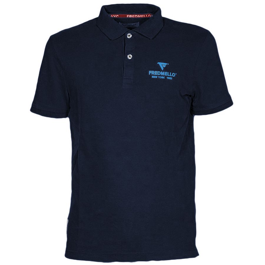 Elegant Cotton Blend Polo Shirt - Short Sleeved & Sleek