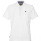 Elegant White Polo Shirt with Chest Embroidery