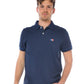 Chic Cotton Polo with Embroidered Flag Logo